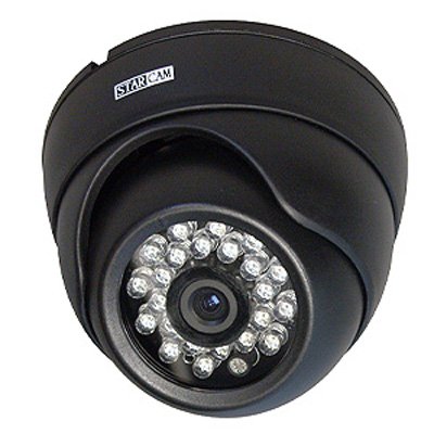 Sharp IR Dome Camera - 420 line Resolution, 23 LED 1.0 Lux Night Vision