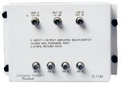 C-1134 3 In 4 Out Amplified Multiswitch