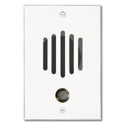 DP-0212C Channel Vision Front Door DP-Large Faceplate, No Camera, White Finish, CAT5 Intercom