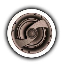 IC512 Channel Vision Round In Ceiling Speakers, 5.25", Pair