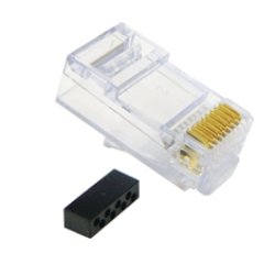 ICMP8P8C6E Plug, CAT 6, Solid/Stranded (100Pack)