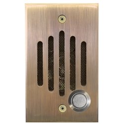 IU-0232C Channel Vision Antique Brass finish ¼” solid brass intercom