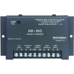 NR100 Bogen Night Ringer - After Hours Telephone Alert System 