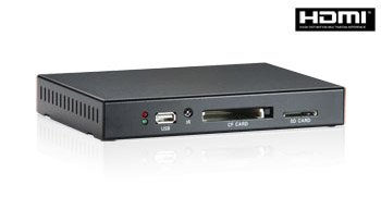 PA200 Signage Player (Black/US) (up to 720p video resolution, AV, VGA & HDMI video output)