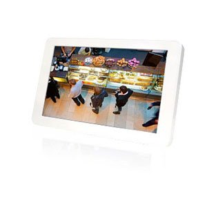 SQP-110P-W Signage Display 11" Monitor V:1.1A (NON-Touchscreen Panel, Networkable, White/US)