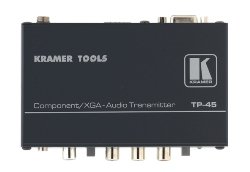 TP-45 Component Video or Computer Graphics Video with Audio over Twisted Pair Transmitter