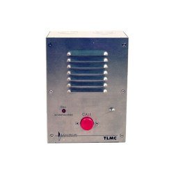 TLMC-12VF Louroe Electronics Push Button Activated Remote Call Station w/ Speaker & Mic Flush Mount