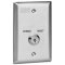 728UL3 SDC Key Switch Single Gang - Dull stainless steel standard, 3 LED's