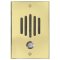 DP-0222C Channel Vision Front Door DP-Large Faceplate, No Camera, Polished Brass Finish, CAT5 Intercom