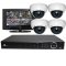 4 HD 1080p IR Dome HD-SDI DVR Kit for Business Professional Grade
