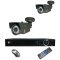 2  Bullet IR Security DVR Kit for Business Professional Grade