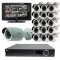16 HD 2 Megapixel IR Bullet NVR Kit for Business Commercial Grade