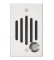 IU-0212 White Single Gang Front Door Intercom