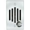 IU-0242P8 Channel Vision Front Door IU-Single Gang Includes Panasonic Electronics for 800, No Camera, Chrome Finish
