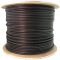 1000FT Direct Burial/Outdoor Cat5e Black Ethernet Cable Spool