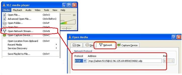 RTSP stream from GeoVision IP camera 