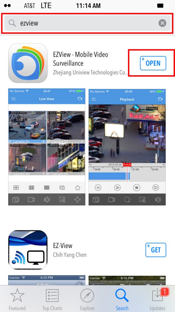 Uniview EZViewIOS AppStore