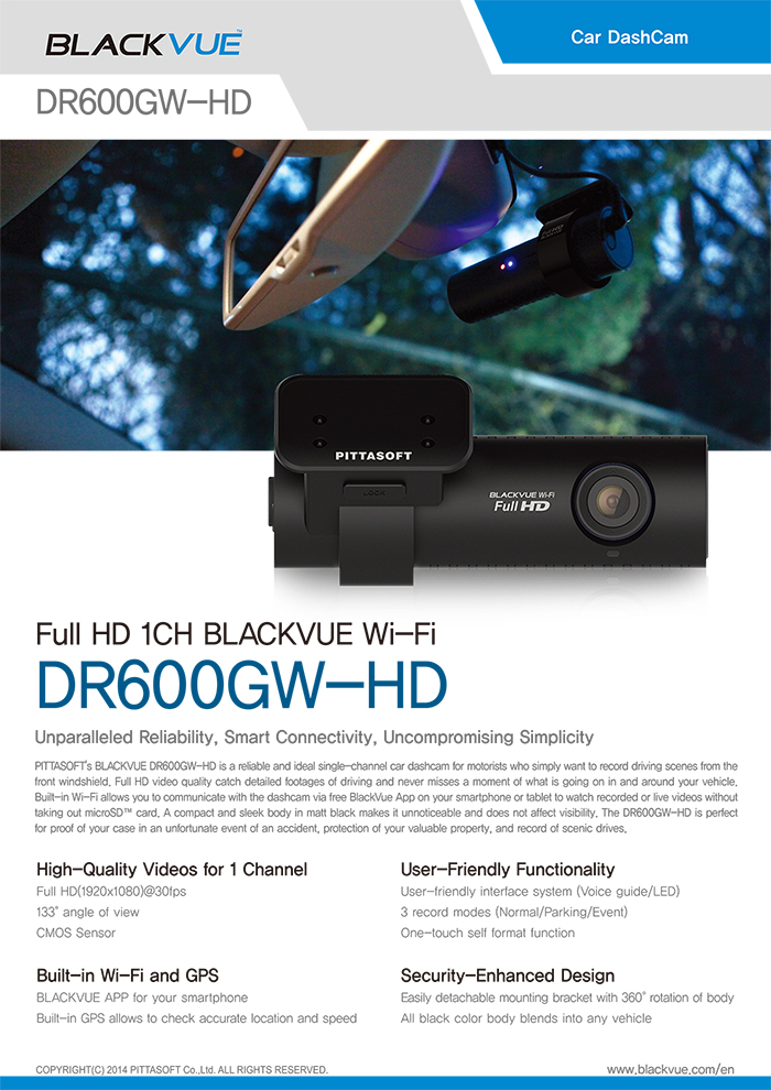 BlackVue DR600GW-HD