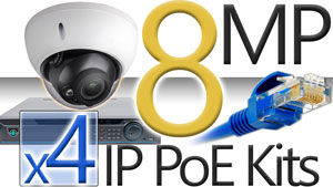 4 8MP Camera Kits