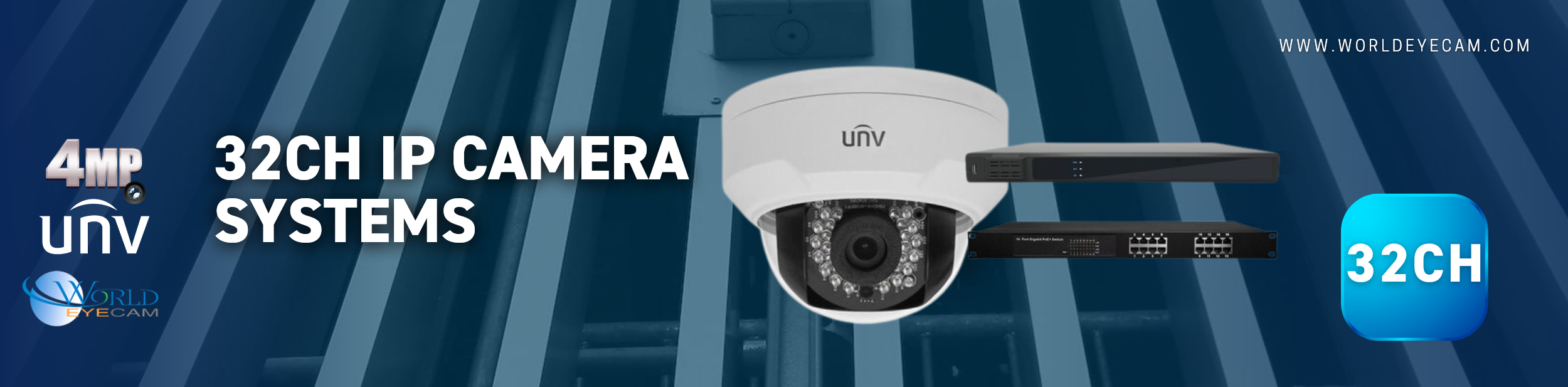 IP Camera Systems - 32ch Uniview