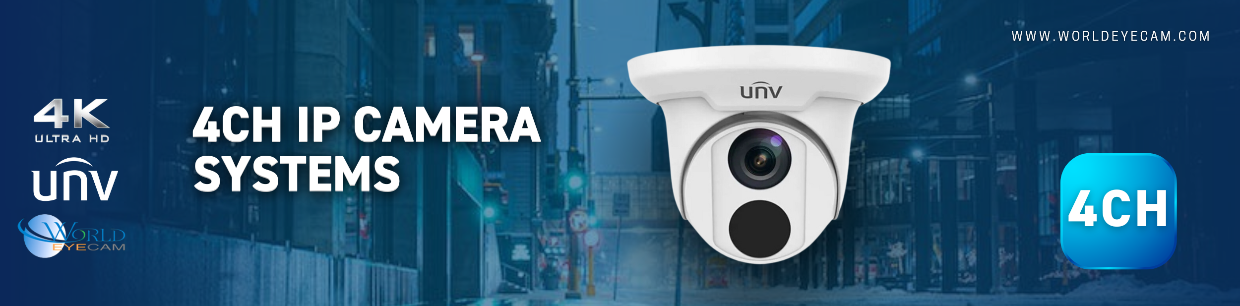 IP Camera Systems - 4ch Uniview