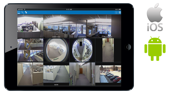 vms mobile app to monitor cctv surveillance cameras