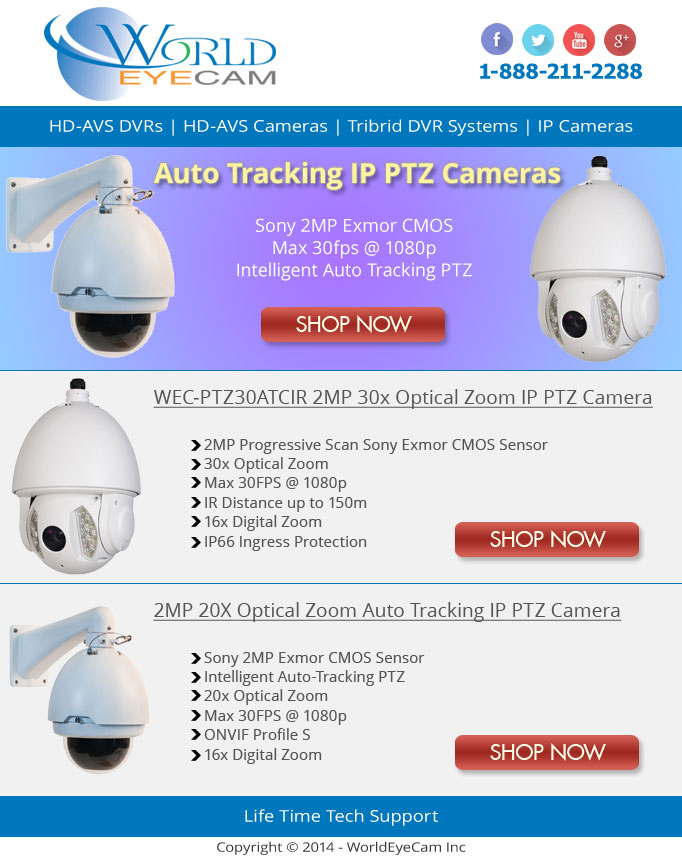 Auto-Tracking IP PTZ Newsletter