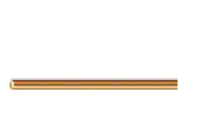 1 solid conductor of 14 AWG soft drawn bare copper.