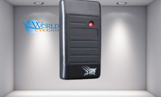 Proximity Card Reader, Small, 5 to 12 Volt DC, 1.69" Width x 3.13" Height, 2" Read Range, 26-Bit Wiegand