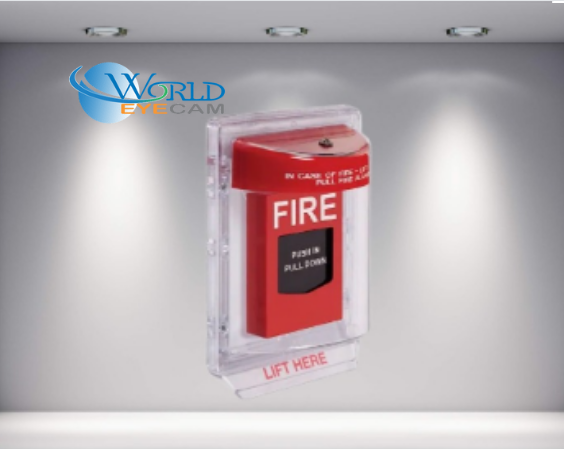 Stopper II, Flush Mount without Sounder, Fire Label, Internal dimensions 140mm (7") H x 127mm (5"...