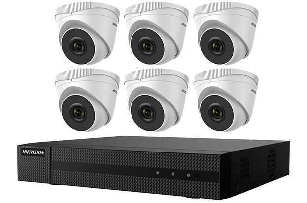 EKI-Q82T26 6X 2MP OUTDOOR TURRET CAM, NVR 8-CH, 2TB, SUPER VALUE IP KIT