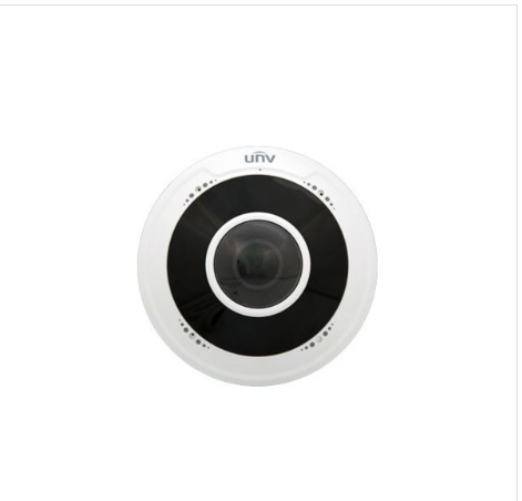 5MP NDAA-Compliant IP Fisheye Security Camera with 360° Field of View and a 1.4mm Fixed Lens