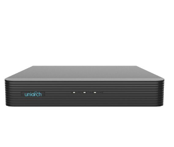 Uniarch by Uniview 4K UltraHD 8MP NDAA-Compliant 4-Channel IP Network Video Recorder with 4 PoE Ports and 1 SATA Hard Drive Bay