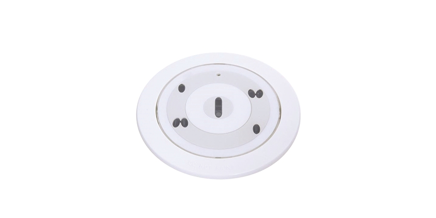 4 Wire; White with EOL Base Kit Includes: FCP-500 Invisible Smoke Detector; White, FAA-500-BB-UL Flush Back Box, FCA-500-E 4 Wire Base with EOL, FAA-500-TR-W Trim Ring; White