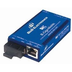 Miniature media converter, TX/SSLX-SM1310-SC, industrial grade 10/100/1000 IE-Giga-MiniMc