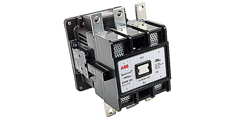 3 pole, 2 NO and 1 NC, plus 1 NO and 1 NC auxiliary contacts, 220 amp, DC drive, dynamic breaking contactor, with a 120V AC coil