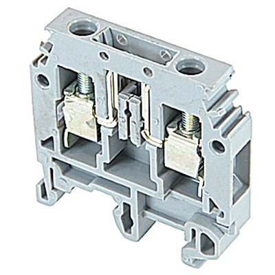 M6/8.SB Screw Clamp Terminal Blocks - Disconnect - Grey,6mm RatedCrossSection, 8mm Spacing G32, TH 35-7.5, TH 35-15 Rail