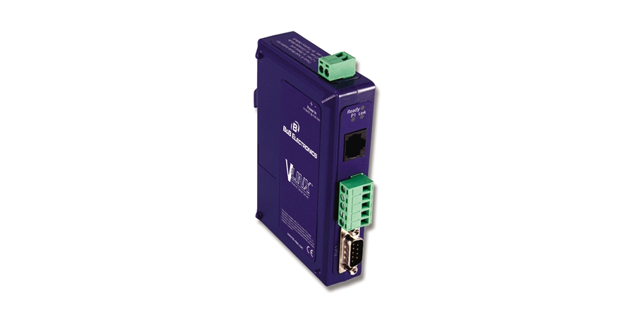 Ethernet Serial Server, (1) Serial DB9 or TB, (1) 10/100 Ethernet RJ45