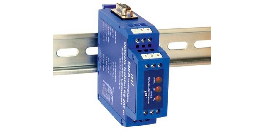 Isolated RS-232 To RS-485 DIN Rail Converter