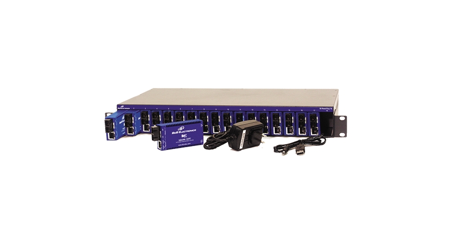 IE-PowerTray/18-AC (-20C to +70C) - 18-slot AC powered chassis