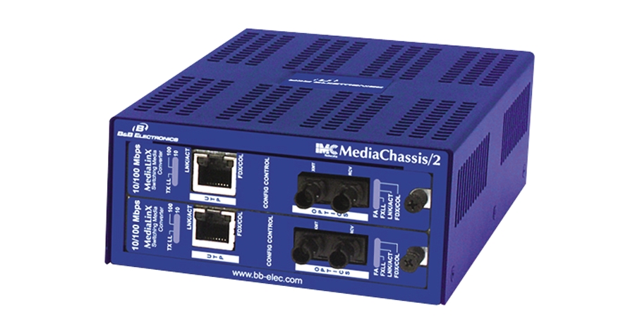 IE-MediaChassis/2-DC (-35C to +70C, internal power)