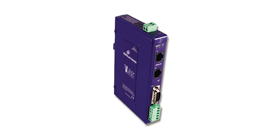 Modbus Gateway, (1) Serial DB9 or TB, (2) 10/100 Ethernet RJ45