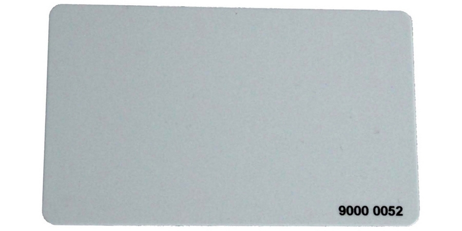 Security System Proximity Card, 8 Kilobyte, 13.56 Megahertz, 85.7 MM Length x 54 MM W x 0.76 MM T...