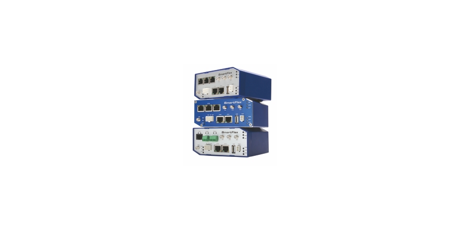 SmartFlex Cellular Router, LTE, 5 Ethernet ports, USB, 2 I/O, 2 Mini SIMs, WiFi, PoE PSE