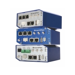 SmartFlex Cellular Router, LTE, 2 Ethernet ports, USB, 2 I/O, Micro SD Card Slot, RS-232, RS-485, 2 Mini SIMs, WiFi, PoE PSE