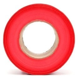 Barricade Tape, Standard, Danger, 3" Width x 1000’ Length x 2 Mil Thk, Polyethylene Film Backing, Red