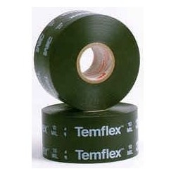 Corrosion Protection Tape, General Use Grade, Printed, 2" Width x 100’ Length x 10 Mil Thk, 25 Lb/Inch Breaking Strength, PVC Backing, Rubber Resin Adhesive, Black