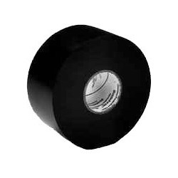 All-Weather Corrosion Protection Tape, Premium Grade, Unprinted, 6" Width x 100’ Length x 10 Mil Thk, 20 Lb/Inch Breaking Strength, PVC Backing, Rubber Adhesive, Black