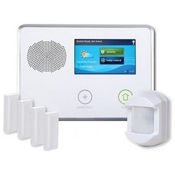 Control Panel Kit, Includes (1) English GC2 Panel, (4) Door/Window Contact, (1) Passive Infrared ...