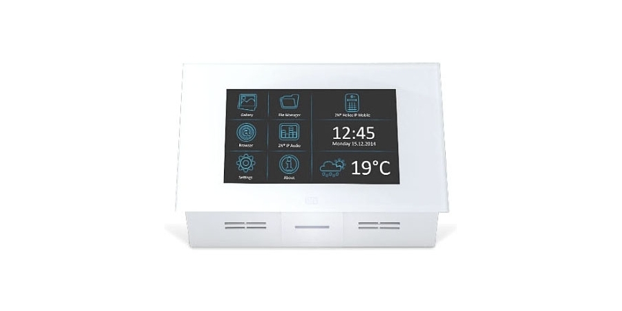 Communication Indoor Touch, Wall Mount, 16 GB, 7" Display, 12 VDC, 2A, 10 Watt, 235 MM Width x 165 MM Depth x 40 MM Height, White